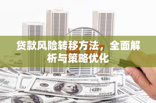 江阳贷款风险转移方法，全面解析与策略优化