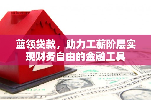 江阳蓝领贷款，助力工薪阶层实现财务自由的金融工具