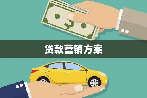 江阳贷款营销方案