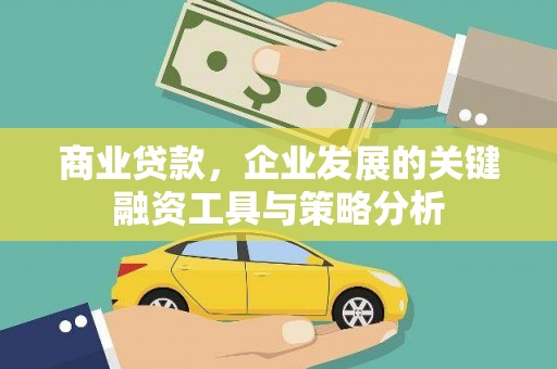 江阳商业贷款，企业发展的关键融资工具与策略分析