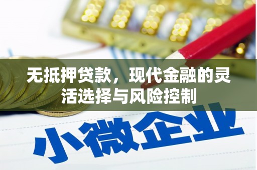 江阳无抵押贷款，现代金融的灵活选择与风险控制