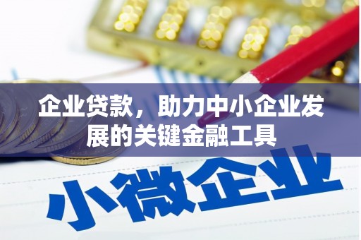 江阳企业贷款，助力中小企业发展的关键金融工具
