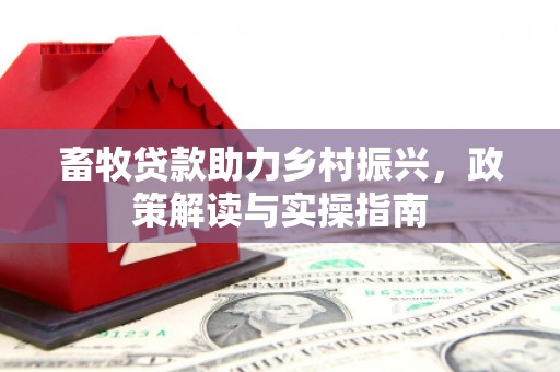 江阳畜牧贷款助力乡村振兴，政策解读与实操指南