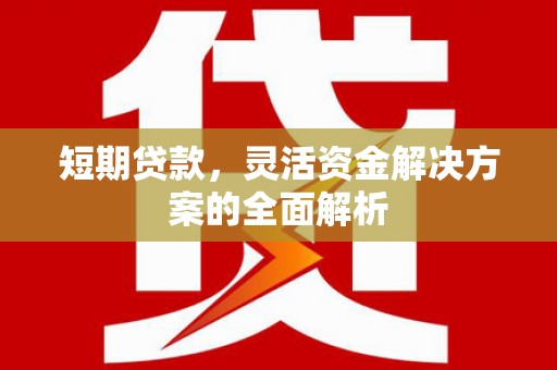 江阳短期贷款，灵活资金解决方案的全面解析