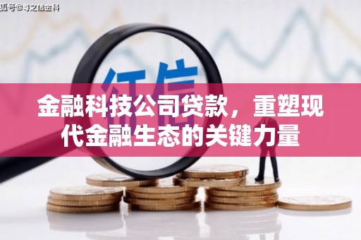 江阳金融科技公司贷款，重塑现代金融生态的关键力量
